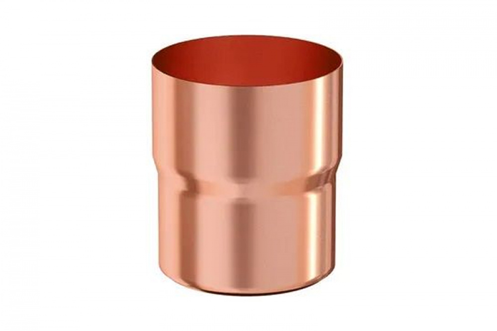 Водосточная система Aquasystem МЕДЬ СОЕДИНИТЕЛЬ ТРУБЫ 125/90 BC