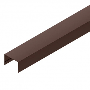 Горизонтальный П-образный профиль на столб 60 Сталь  PE (Zn180) 0,5мм RoofTop Glance