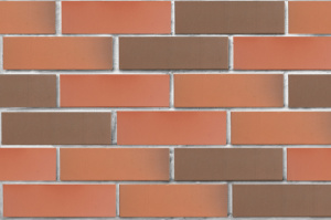 Кирпич облицовочный ЛСР красный флэшинг гладкий, утолщенные стенки, М175, 250*120*65 мм