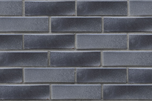 Кирпич клинкерный ЛСР Берген черно-серебристый гладкий 250*85*65 мм