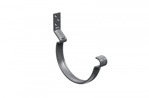 Водосточная система Aquasystem  PE Крюк короткий усиленный модернизированный с комплектом крепления, 90/125 RAL7024