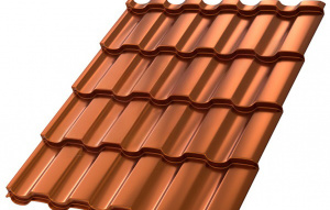 Металлочерепица МП Монтекристо-S (AGNETA-03-Copper\Copper-0.5)