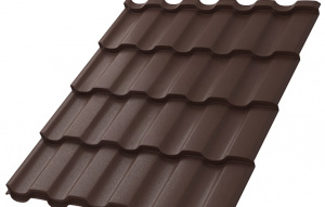 Металлочерепица МП Монтекристо-M (MattMP-20-8017-0.5)