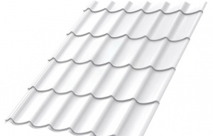 Металлочерепица МП Ламонтерра-X NormanMP (ПЭ-01-9010-0.5)