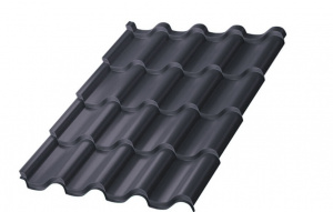 Металлочерепица МП Монтерроса-ML NormanMP (ПЭ-01-7016-0.5)