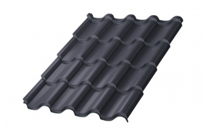 Металлочерепица МП Монтерроса-SL NormanMP (ПЭ-01-7016-0.5)