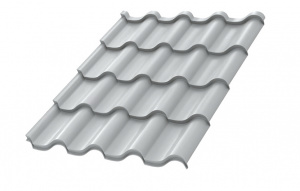 Металлочерепица МП Монтерроса-SL NormanMP (ПЭ-01-9010-0.5)