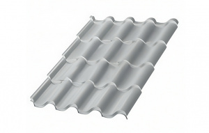 Металлочерепица МП Монтерроса-X NormanMP (ПЭ-01-7035-0.5)