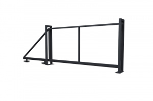 Ворота откатные Жалюзи 2,0х4,5 без заполнения