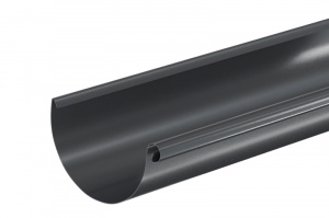 Водосточная система Aquasystem  PE Желоб водосточный, 90/125 RAL7024