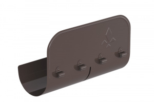 Водосточная система Aquasystem PU Ограничитель перелива прямой, 90/125 RR32