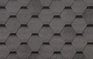 Гибкая черепица Shingle Roofshield Family EcoLITE Стандарт Серый с оттенением