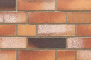 Клинкерная плитка Stroeher Kontur WS 492 orange-bunt рельефная, 240*71*12 мм