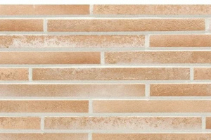 Клинкерная плитка Stroeher Stiltreu 454 creme-weiss рельефная, 490*40*14 мм