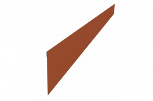 Ламель забора жалюзи Palermo стартовая/финишная для калиток и ворот 0,45 Print Premium Rowan