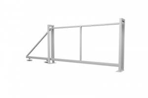 Ворота откат. Жалюзи Texas 1,5х4,5 без заполнения (ламель 125мм)