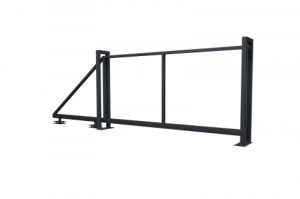 Ворота откатные Жалюзи Texas 2,0х4,0 без заполнения (ламель 125 мм)