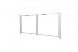 Ворота Жалюзи Texas 1,5х3,6 без заполнения (ламель 125 мм)