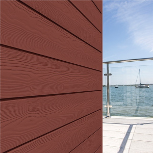 Рельефная фасадная панель (Шип-Паз) STK wood Click 3000Х190 мм (S61 "Красная Земля")
